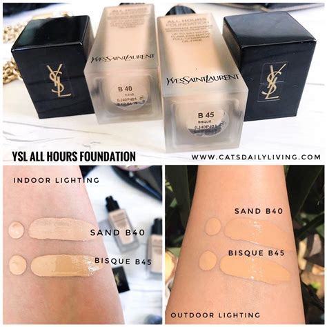 ysl matte 5 swatch|YSL matte foundation.